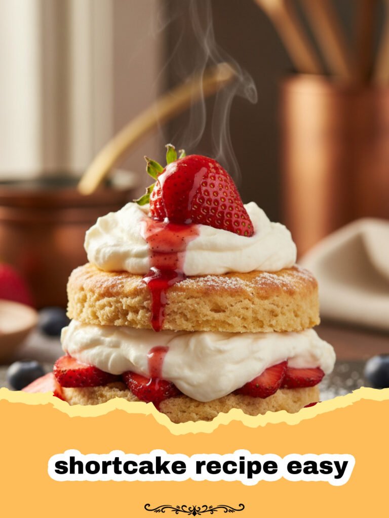 The Ultimate Easy Shortcake Recipe: Fluffy, Flavorful, and Fast! 5 shortcake recipe easy - Homemade strawberry shortcake with fresh berries and whipped cream