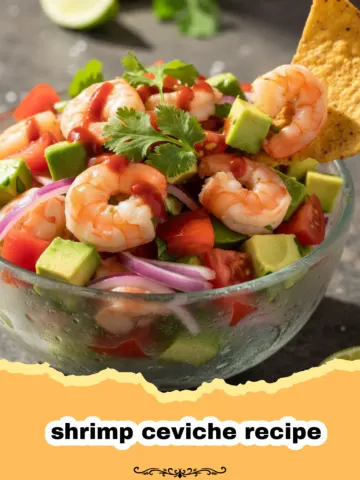 The Most Refreshing Zesty Shrimp Ceviche Recipe for Summer