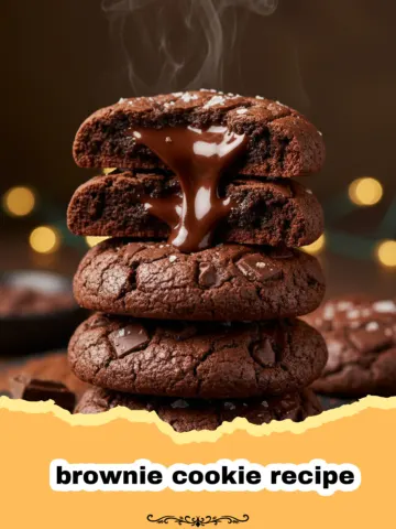 The Ultimate Fudgy Chocolate Brownie Cookie Recipe with Perfect Crackled Tops