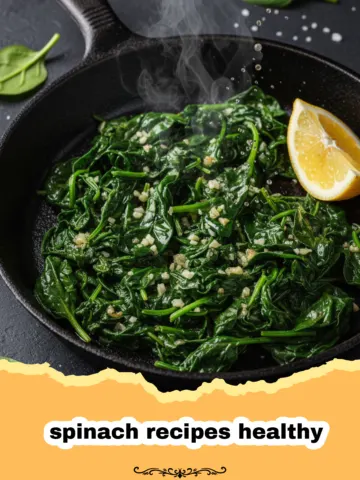 Garlicky Lemon Parmesan Sautéed Spinach: The Easiest Healthy Side Dish!