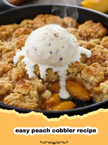 The Ultimate Easy Peach Cobbler Recipe for a Taste of Southern Comfort