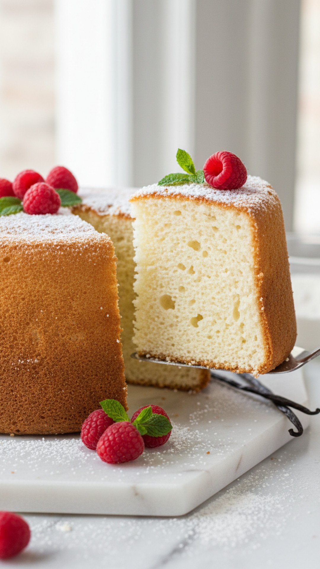 Heavenly Light Angel Food Cake Preparation