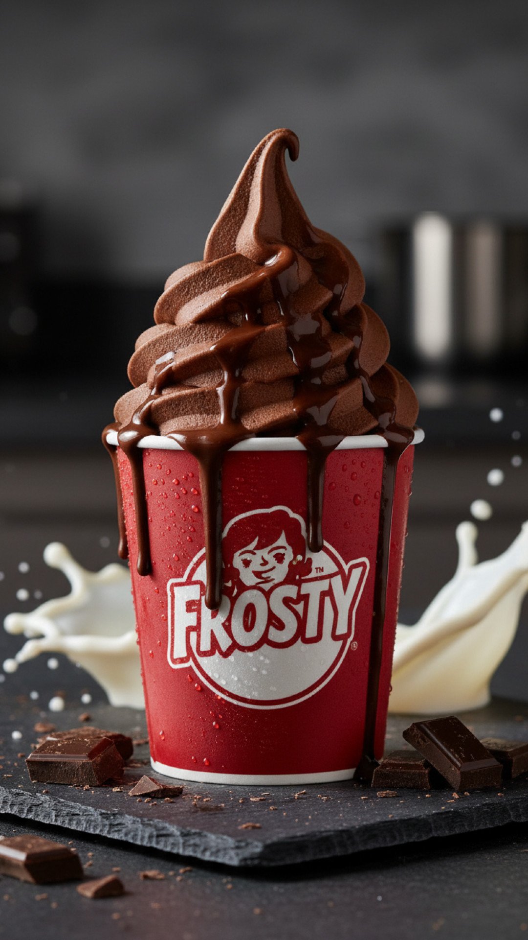 Homemade Wendy's Frosty (Chocolate) Preparation