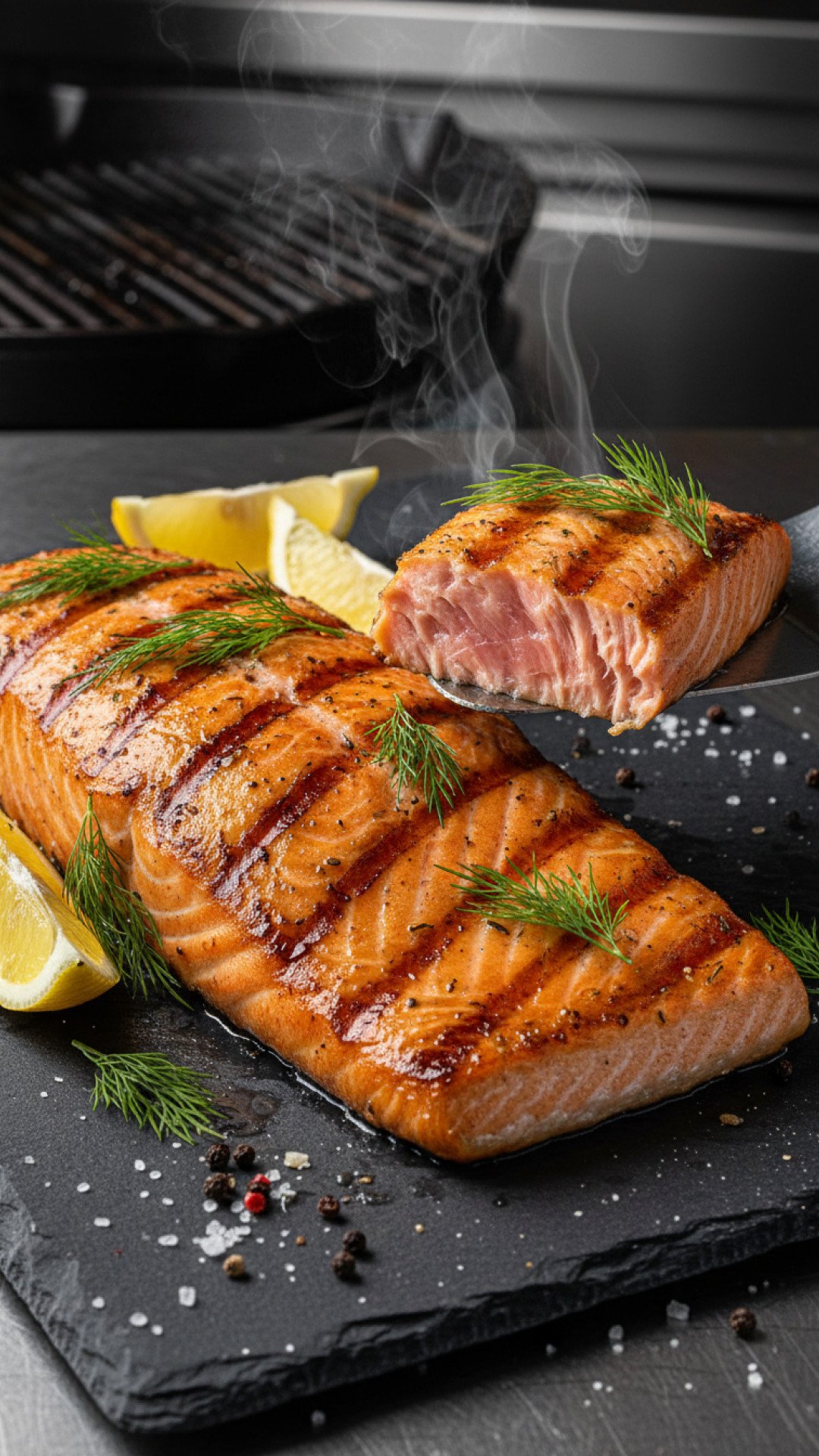 Lemon Herb Grilled Salmon with Asparagus Preparation