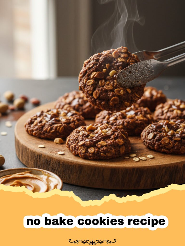 The Ultimate Classic No Bake Cookies Recipe: Easy & Delicious! 5 no bake cookies recipe - Pile of classic no bake chocolate peanut butter cookies on parchment paper