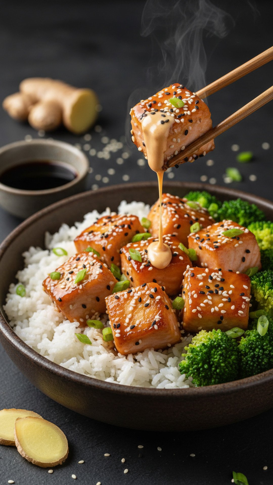Quick & Crispy Air Fryer Salmon Bites: Your New Weeknight Favorite! 4 Quick & Crispy Air Fryer Salmon Bites Preparation