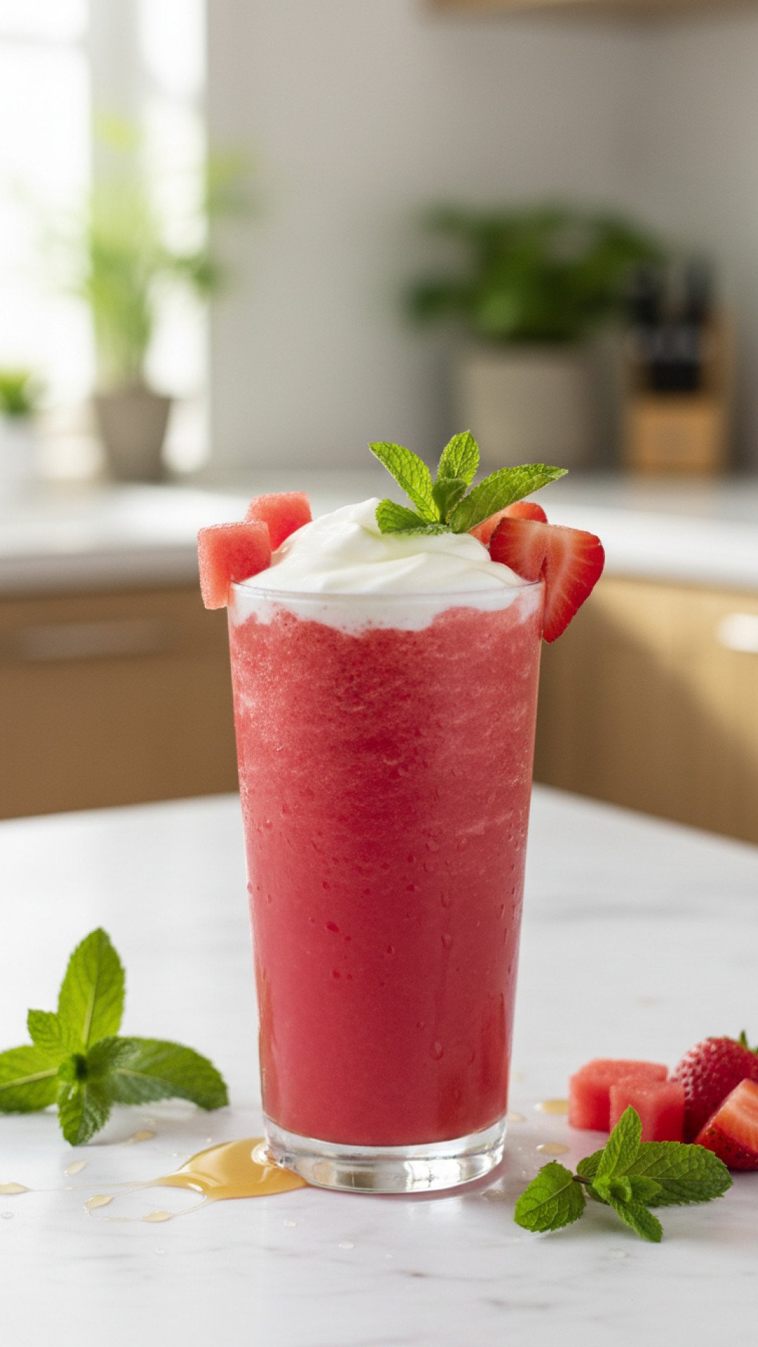 Refreshing Watermelon Smoothie Preparation