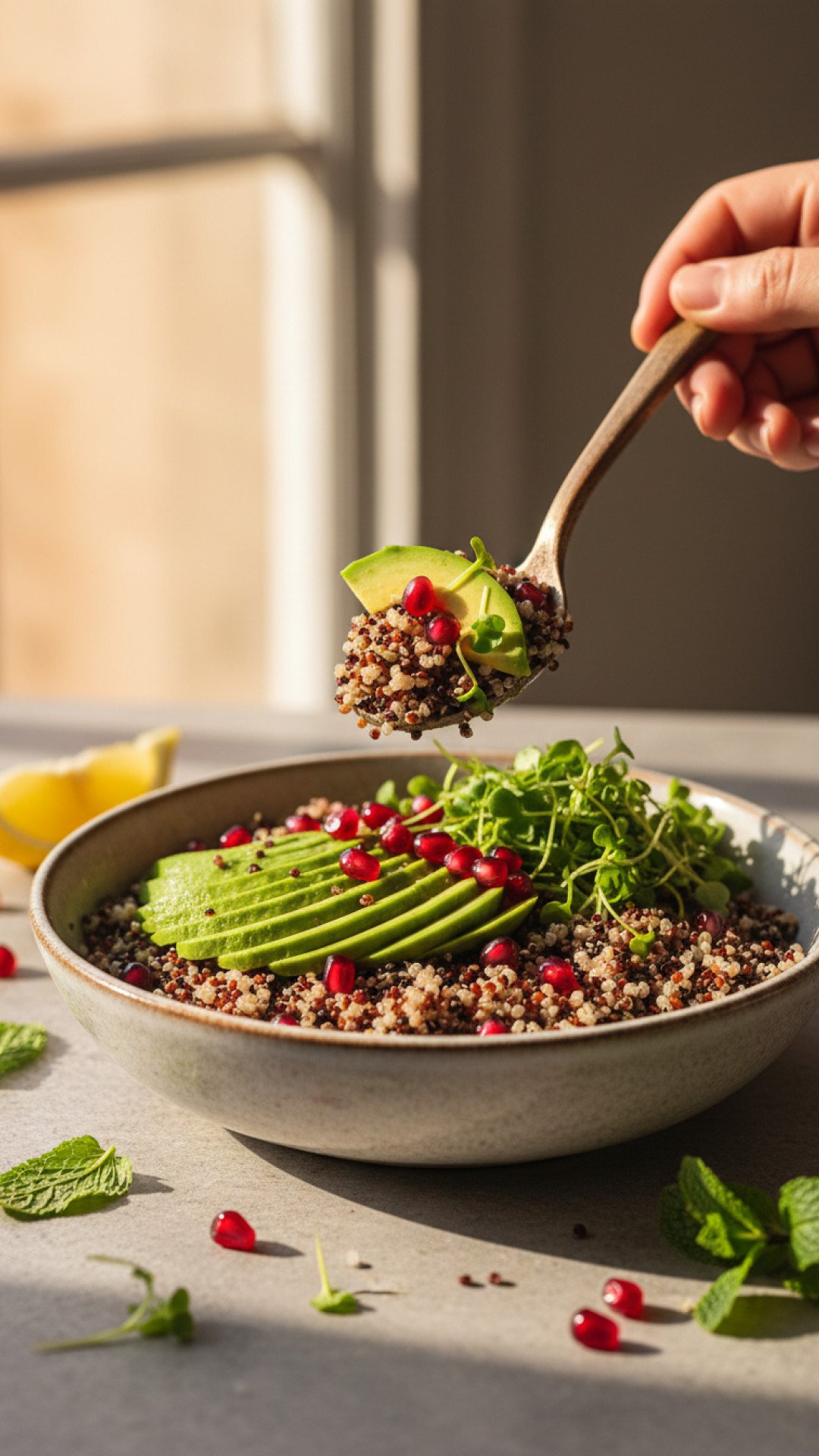 Roasted Summer Vegetable & Chickpea Quinoa Salad: The Ultimate Healthy Dinner 4 Roasted Summer Vegetable & Chickpea Quinoa Salad Preparation