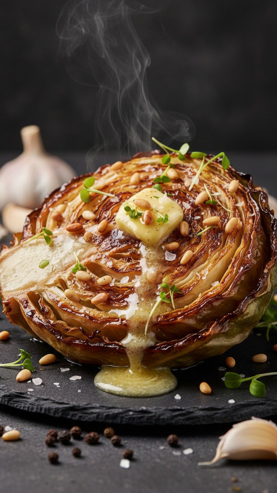 The Ultimate Savory Garlic Herb Cabbage Steaks Recipe: A Flavorful Surprise! 4 Savory Garlic Herb Cabbage Steaks Preparation