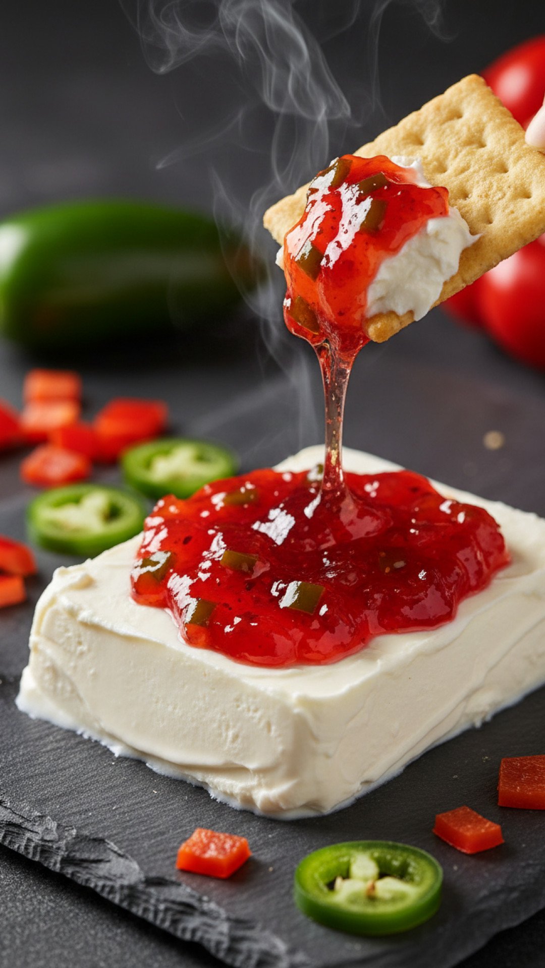 Sweet & Spicy Homemade Pepper Jelly Preparation