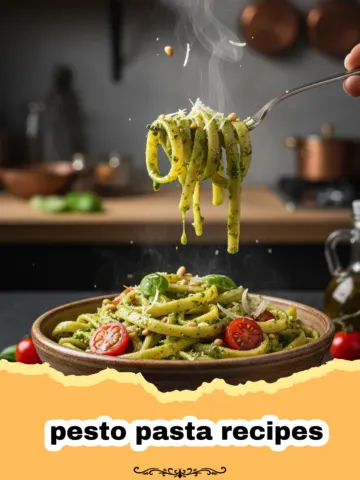 The Ultimate Creamy Basil Pesto Pasta