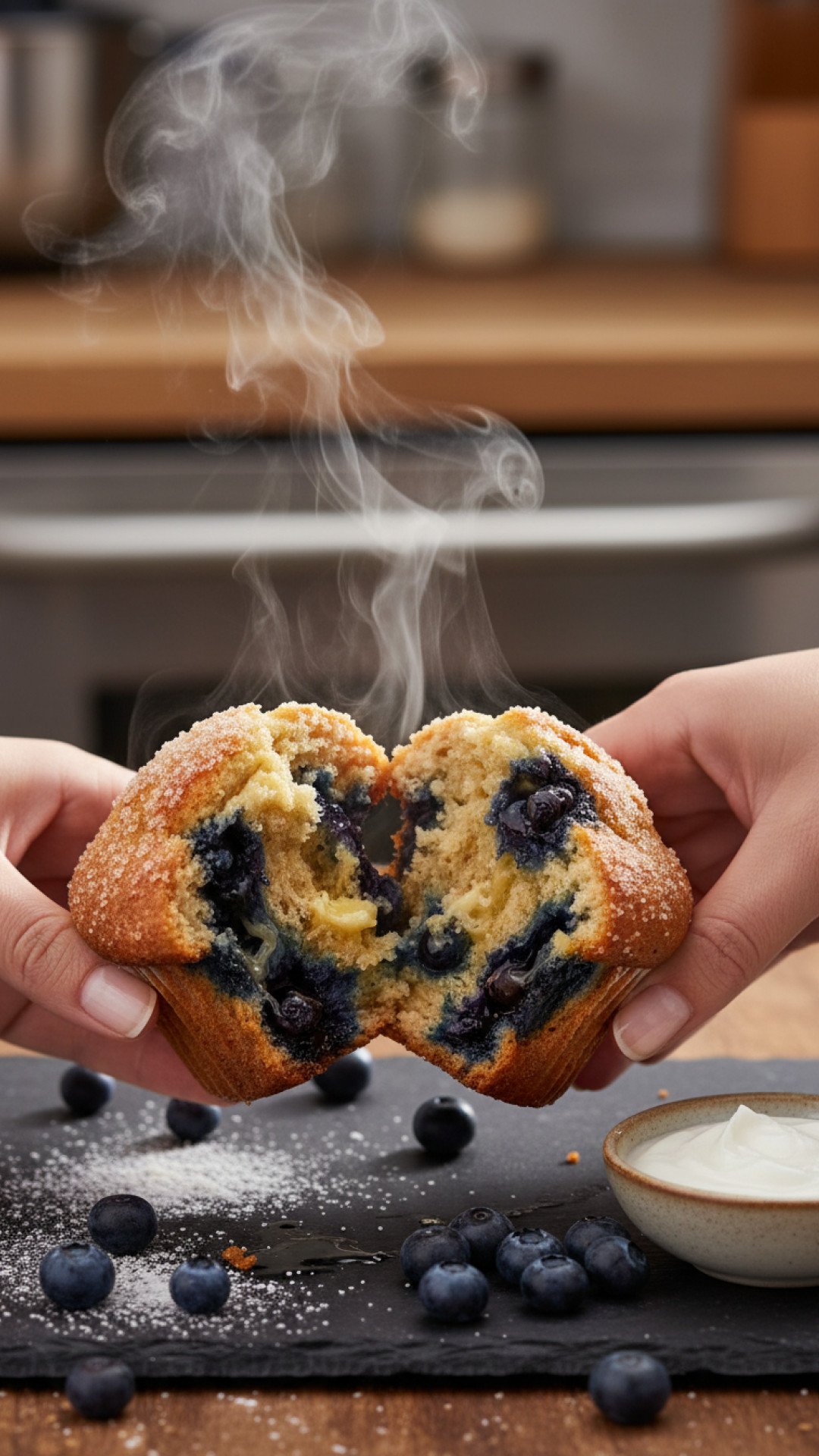 The Ultimate Fluffy Blueberry Muffins Recipe: A Taste of Homemade Comfort 4 The Ultimate Fluffy Blueberry Muffins Preparation