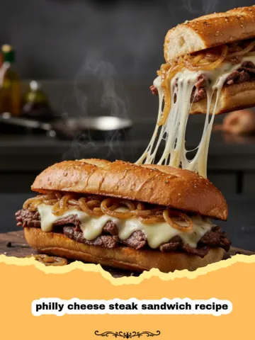 The Ultimate Homemade Philly Cheese Steak Sandwich Recipe