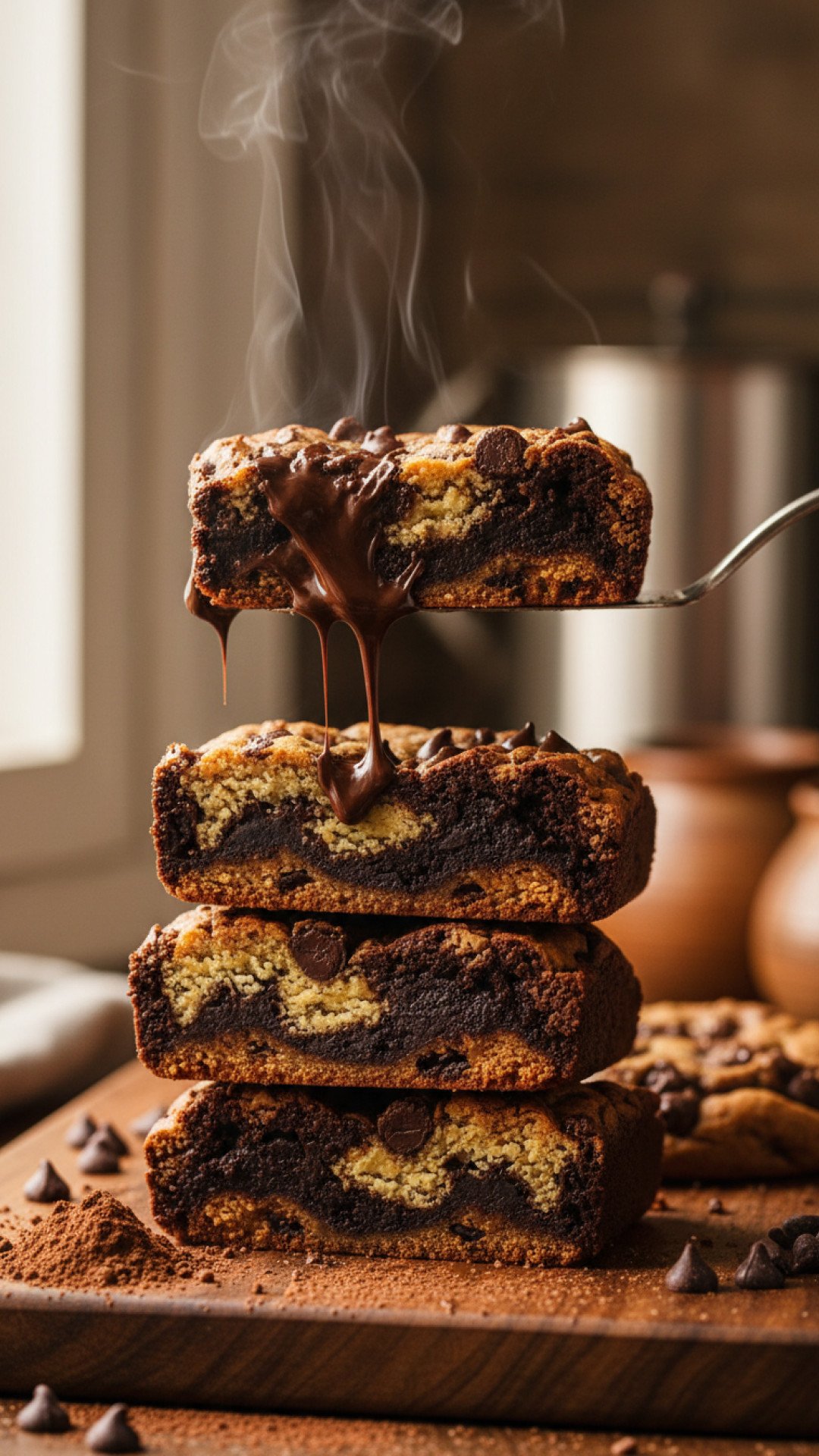 Ultimate Classic Brookies (Cookie Brownie Bars) Preparation