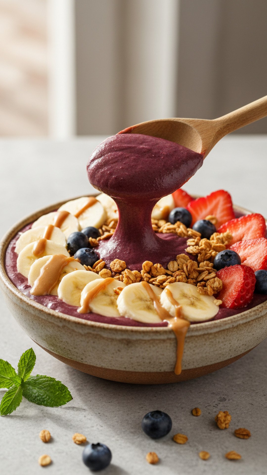 Ultimate Refreshing Acai Bowl Preparation