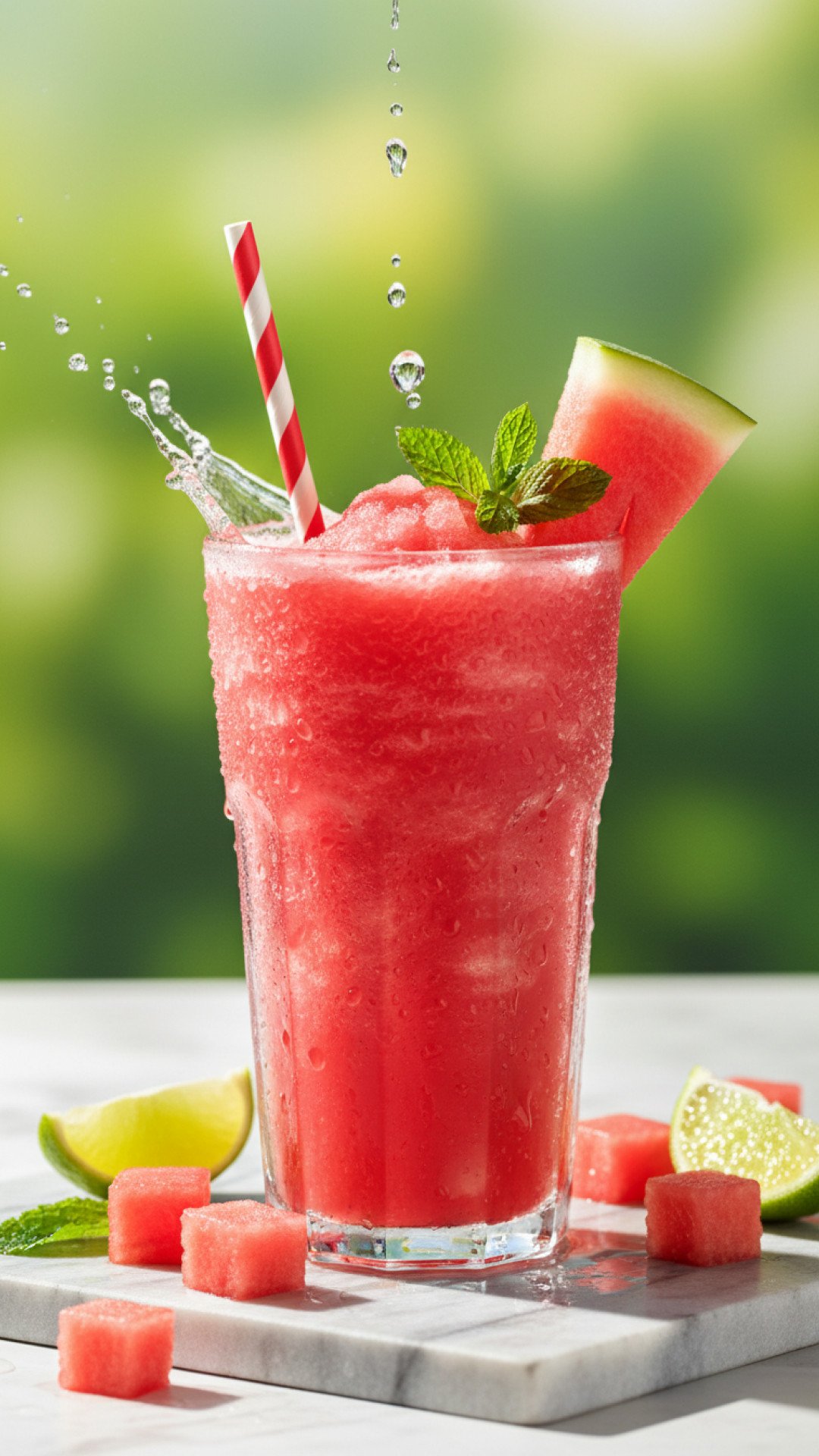 Ultimate Refreshing Watermelon Slushie Preparation