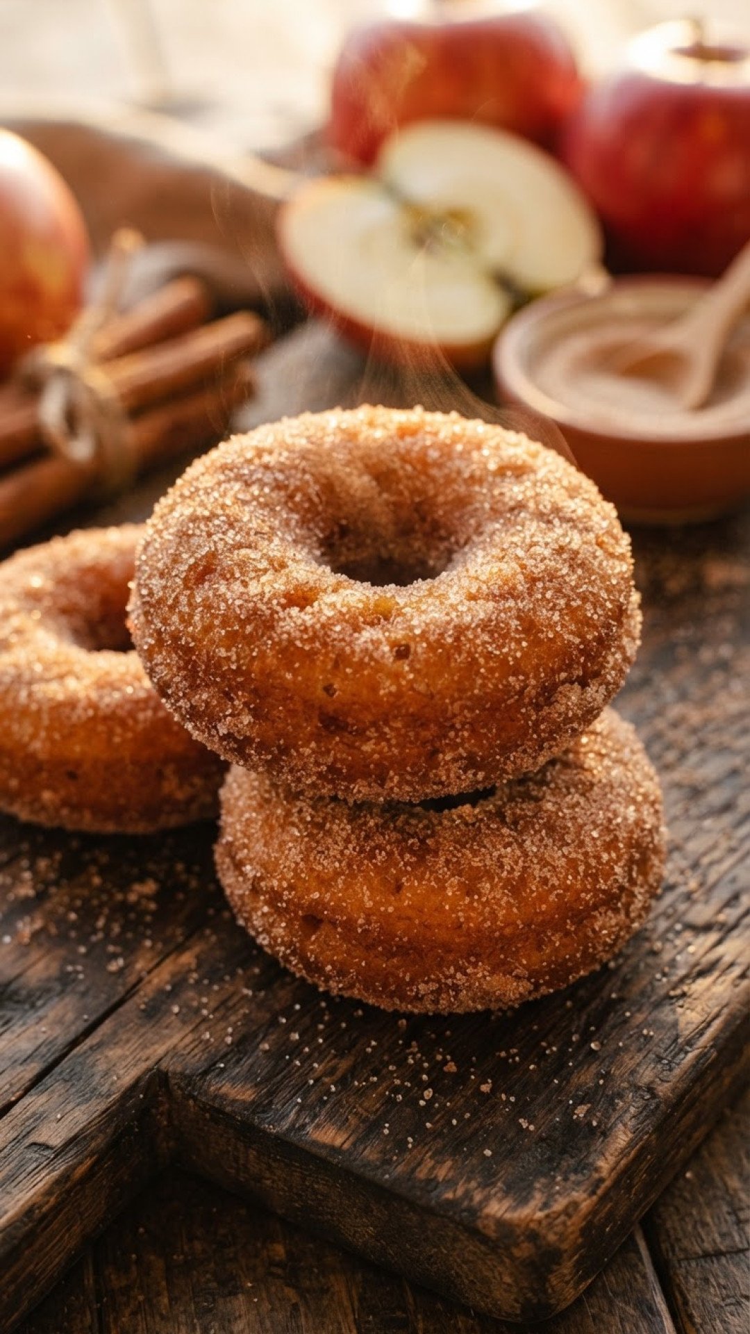 Classic Baked Apple Cider Donuts Preparation