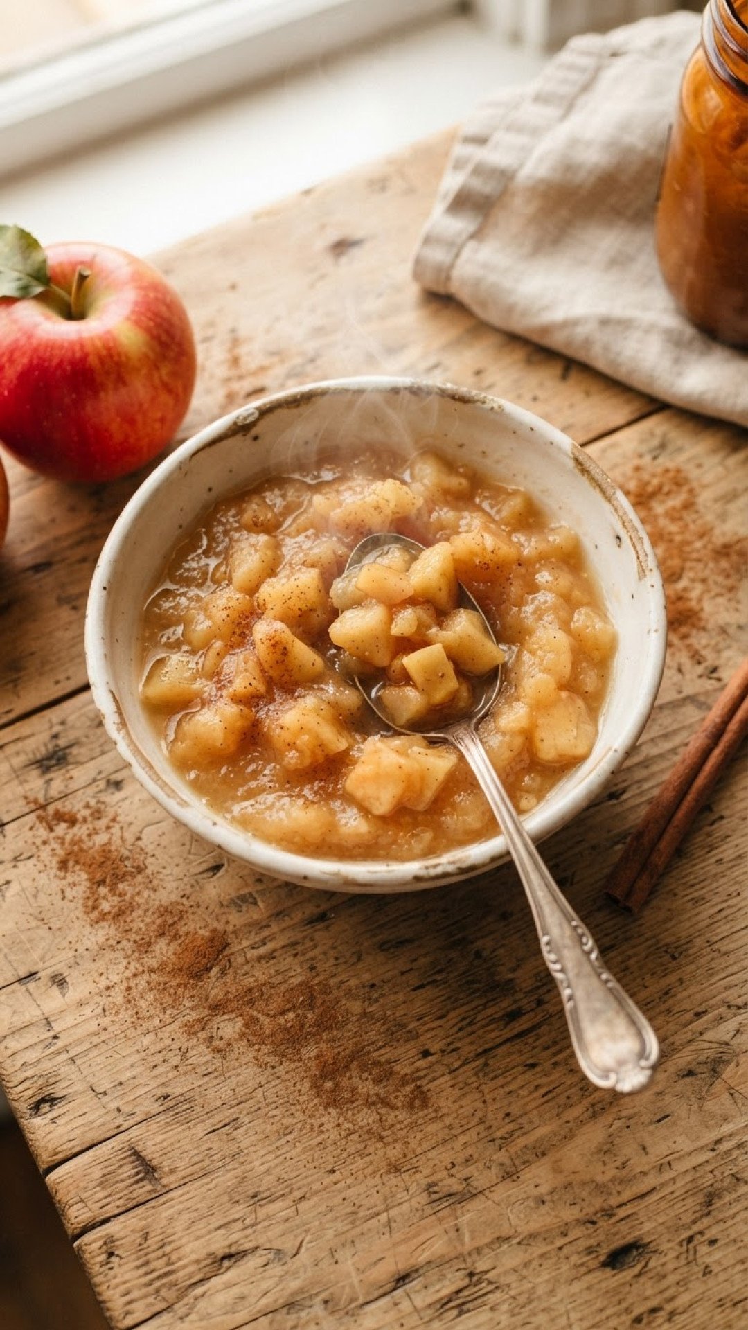 Classic Homemade Applesauce Preparation