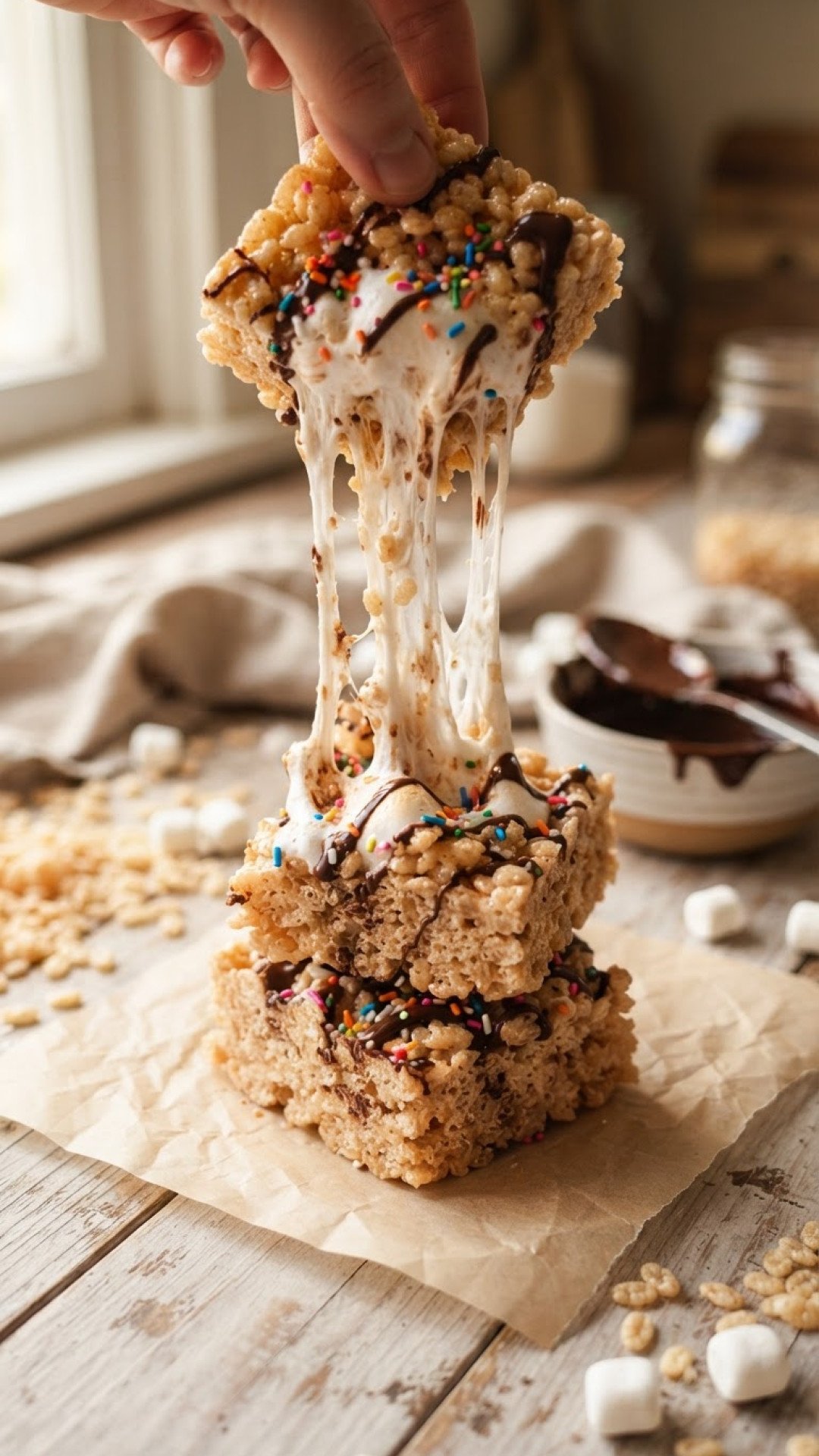 The Ultimate Classic Rice Krispie Treats Recipe: Perfectly Crispy and Chewy 4 Classic No-Bake Rice Krispie Treats Preparation