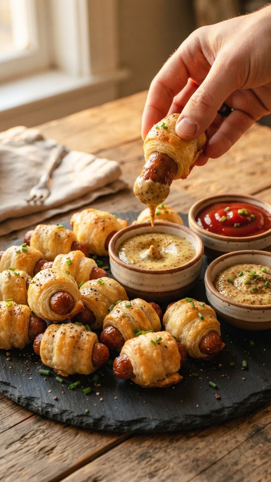 Classic Pigs in a Blanket Preparation