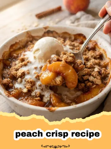 The Ultimate Easy Homemade Peach Crisp Recipe for Summer 4 The Ultimate Easy Homemade Peach Crisp Recipe for Summer