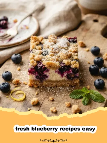The Best Easy Fresh Blueberry Crumble Cake