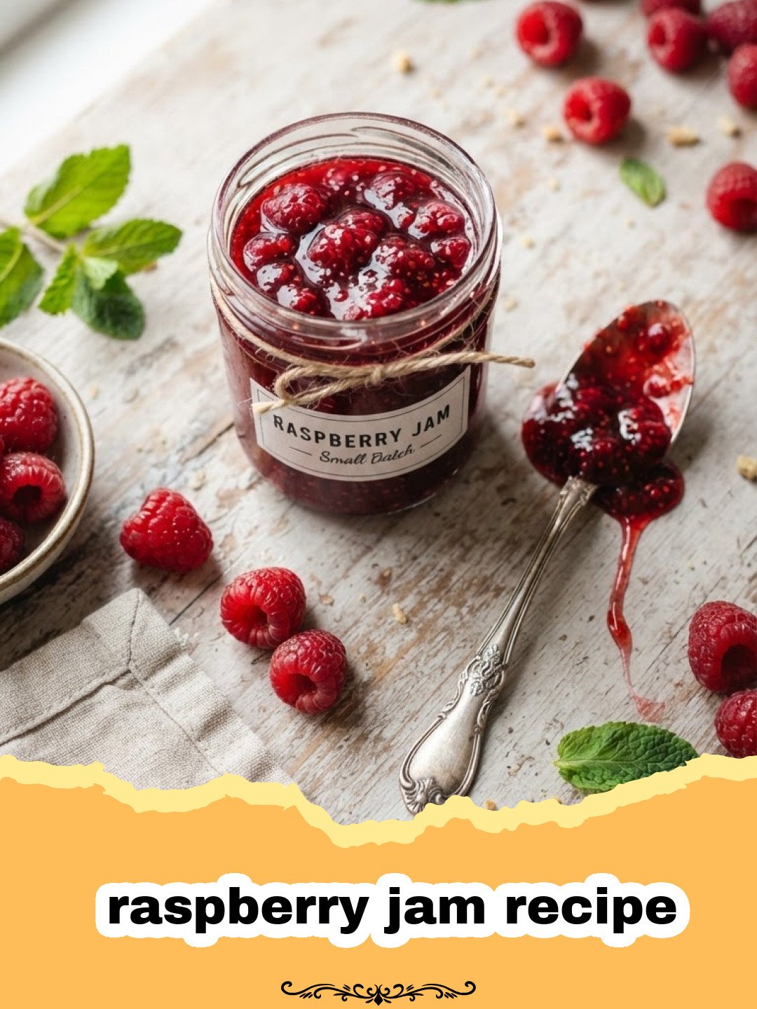 Homemade Raspberry Jam Recipe: A Sweet Summer Tradition 4 Homemade Seedless Raspberry Jam Preparation
