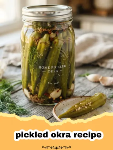 Zesty Homemade Pickled Okra: A Tangy Southern Delicacy