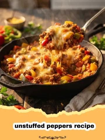 Hearty Skillet Unstuffed Peppers Recipe