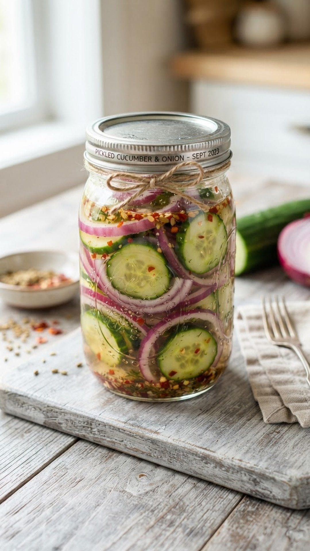 Quick & Easy Pickled Cucumbers Preparation
