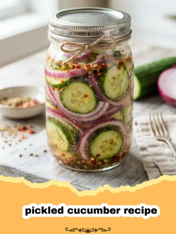 Crispy, Tangy Delight: The Best Quick Pickled Cucumber Recipe