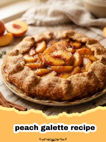 Rustic Peach Galette: A Taste of Summer, Unfussy and Delicious