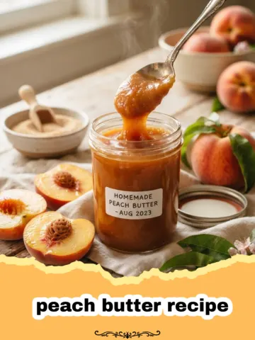 Homemade Spiced Peach Butter: A Taste of Summer, Jarred with Love