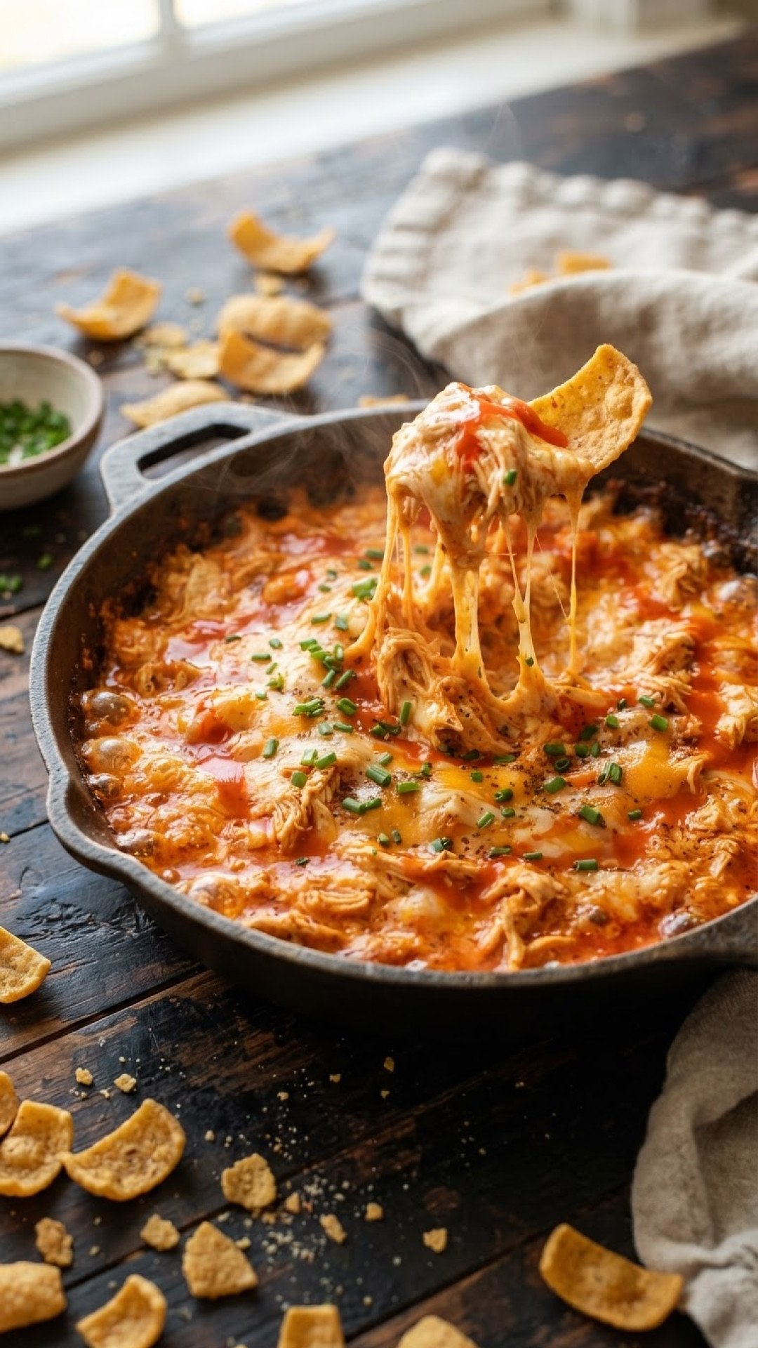 The Ultimate Creamy Buffalo Chicken Dip Preparation