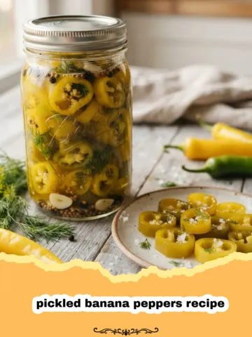 Quick & Zesty Homemade Pickled Banana Peppers