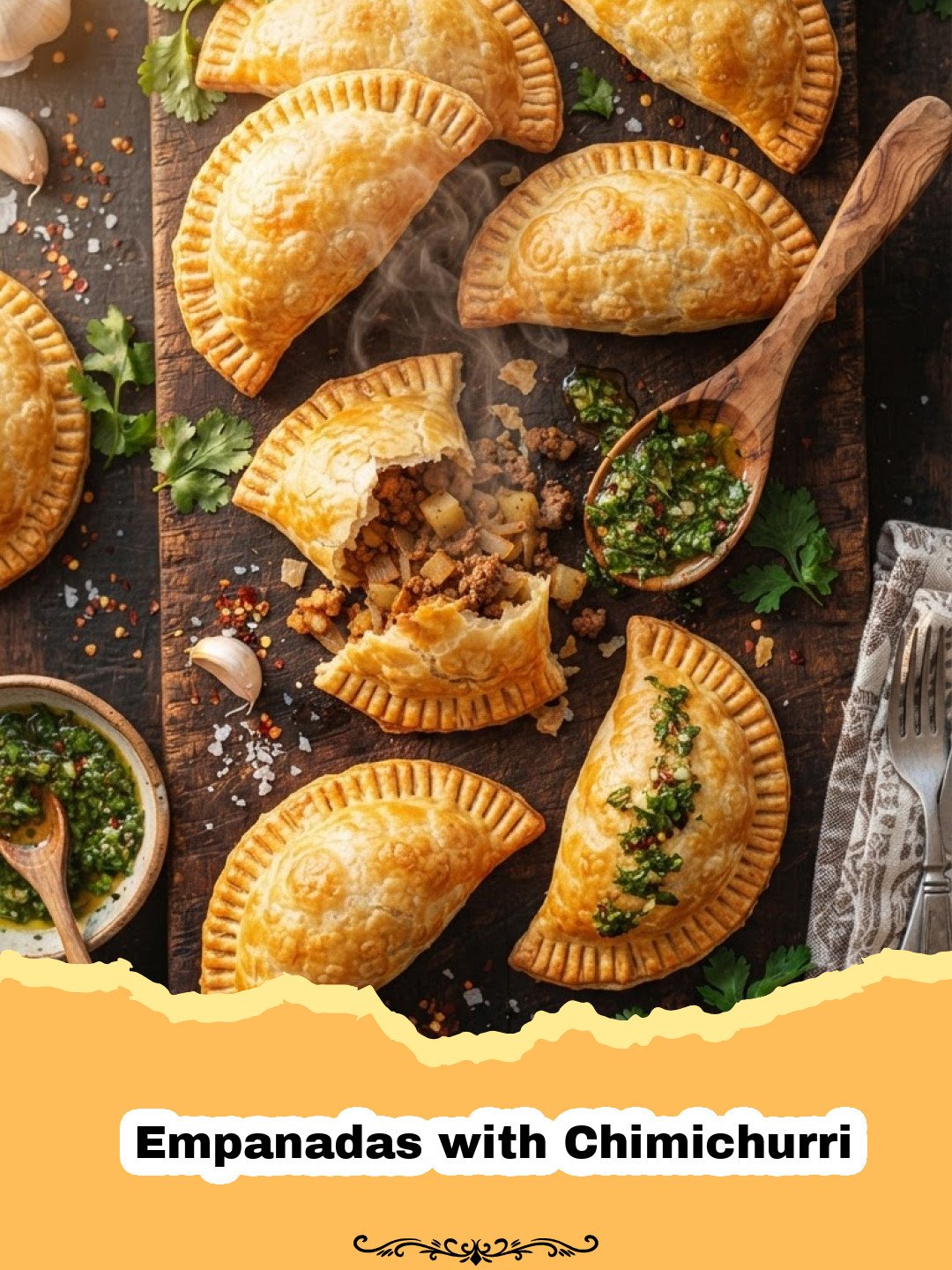 Authentic Empanadas with Chimichurri Preparation