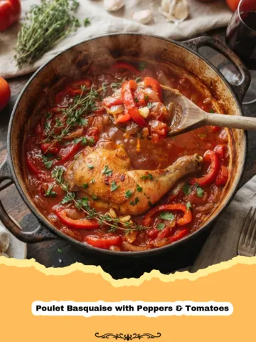 Embrace French Comfort: Poulet Basquaise with Peppers & Tomatoes 7 Embrace French Comfort: Poulet Basquaise with Peppers & Tomatoes