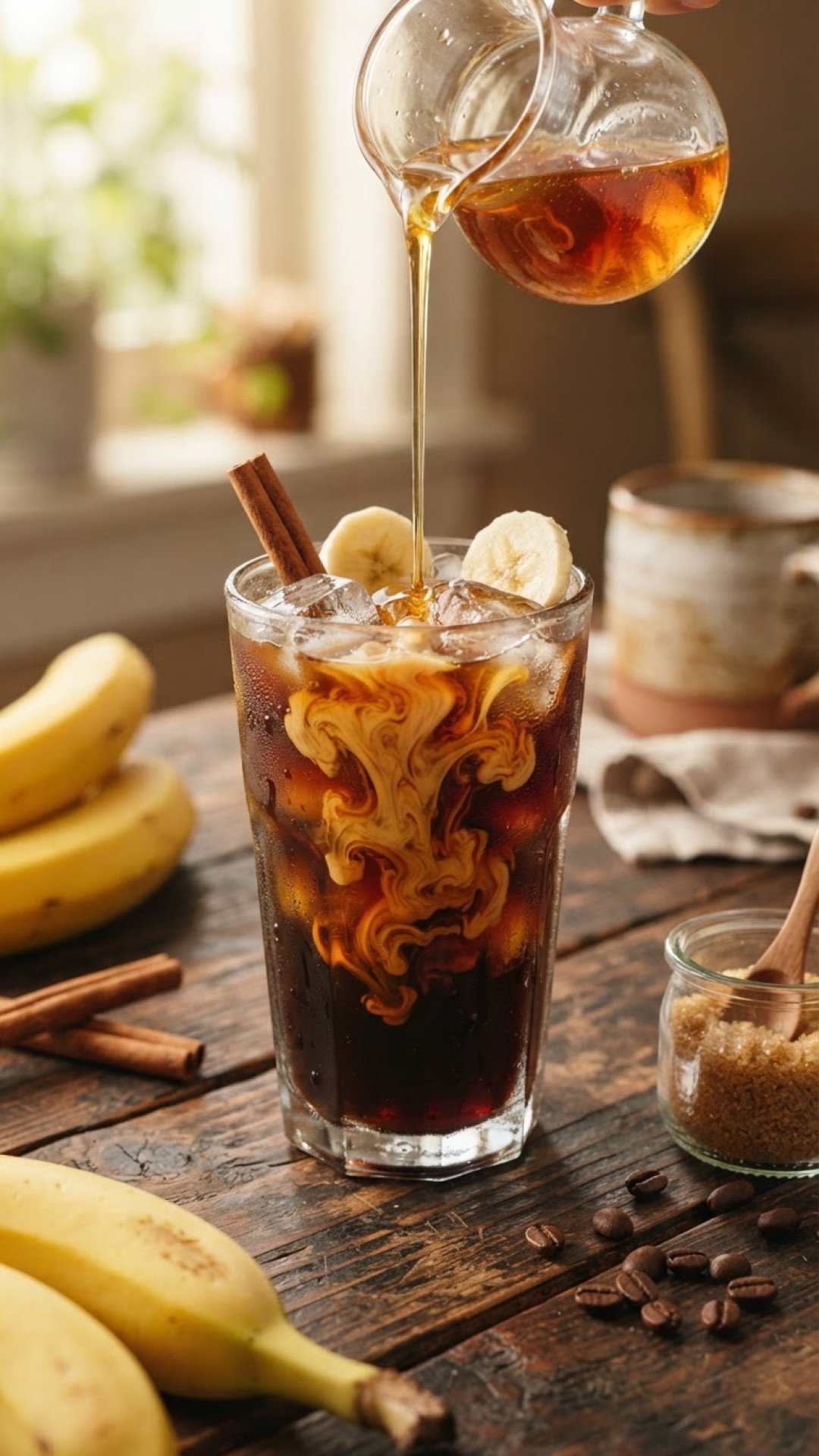 Wake Up to Heaven: The Irresistible Banana Bread Syrup Cold Brew Recipe 4 Banana Bread Syrup Cold Brew Preparation