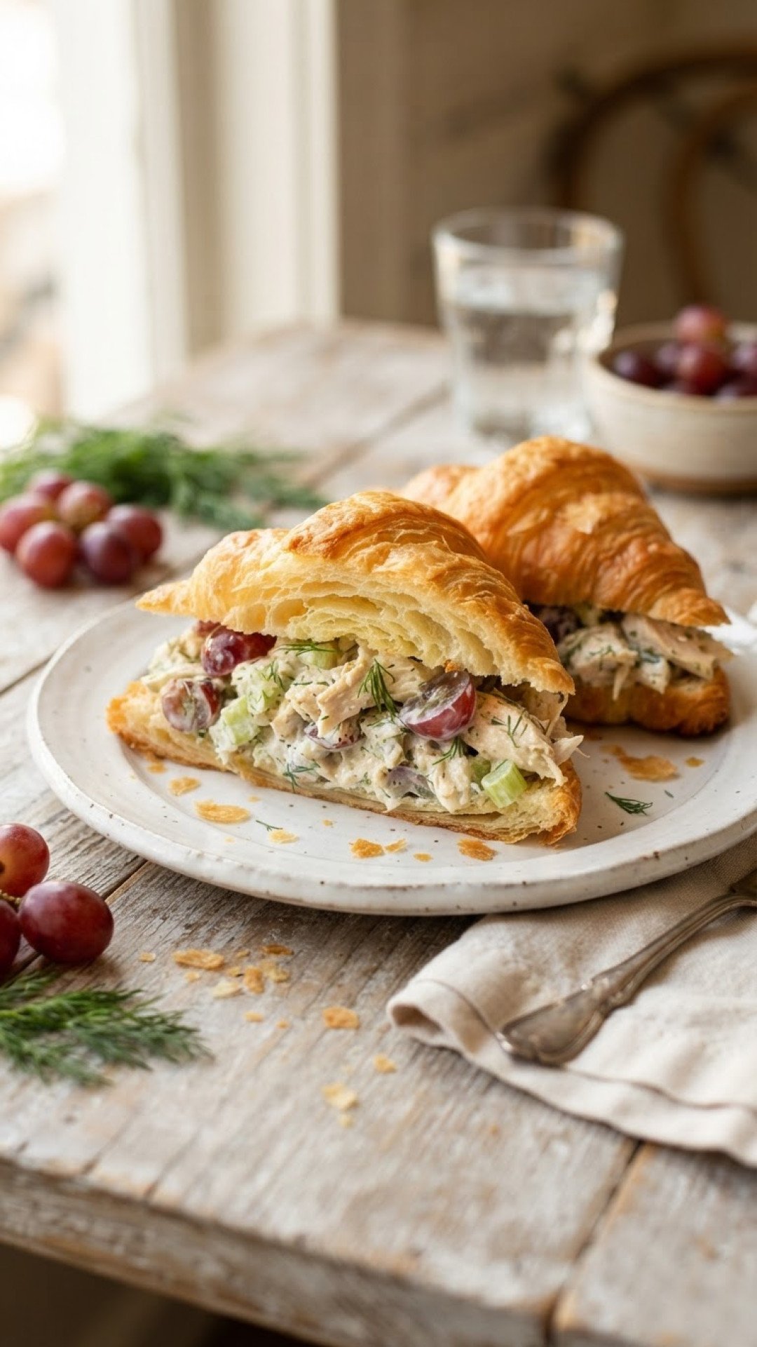 The Ultimate Chicken Salad Croissant Sandwich: Flaky, Creamy, and Irresistible 4 Classic Chicken Salad Croissant Sandwich Preparation