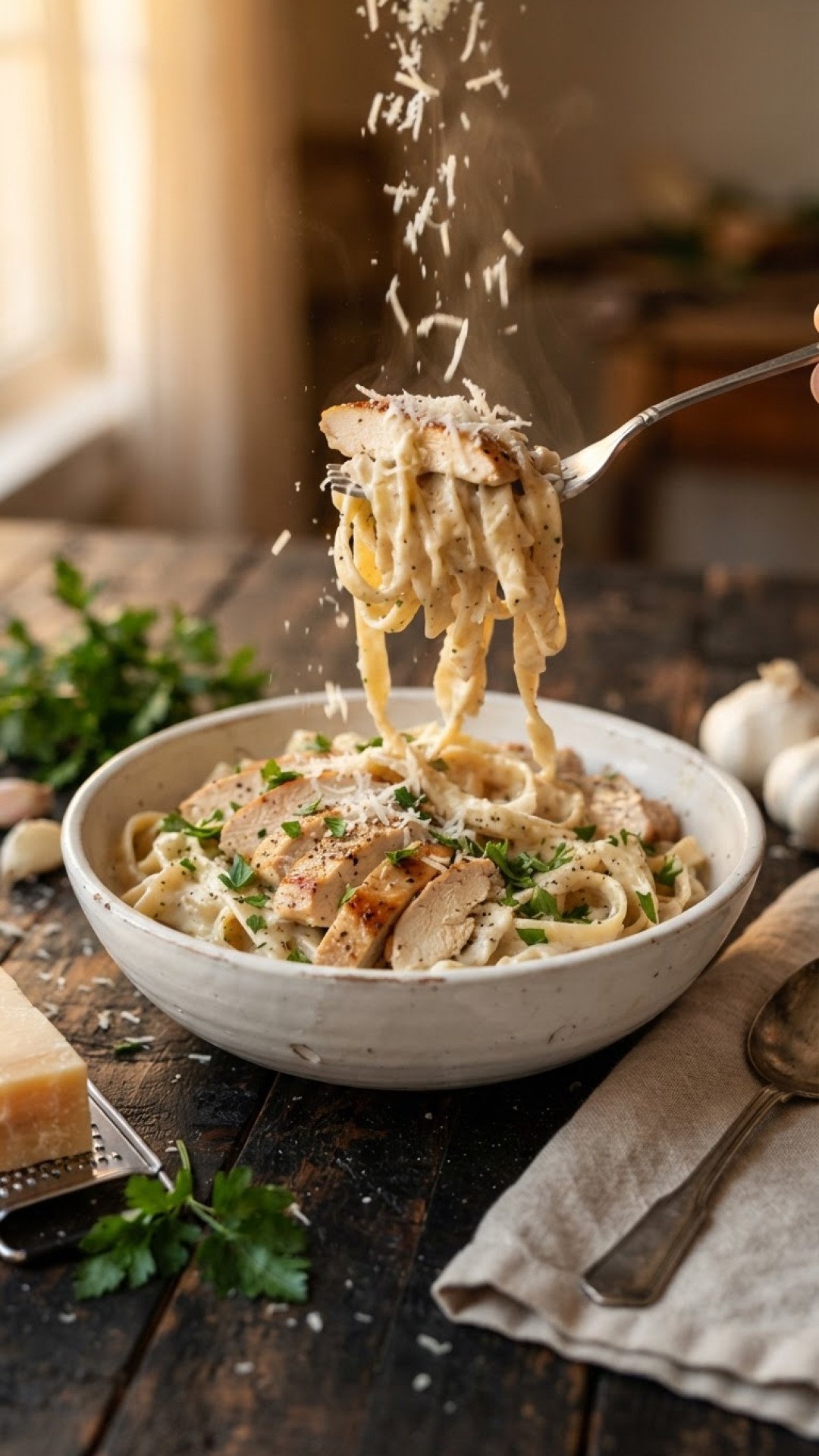 The Ultimate Creamy Dream: My Go-To Chicken Alfredo Recipe for Weeknights 4 Classic Creamy Dream Chicken Alfredo Preparation