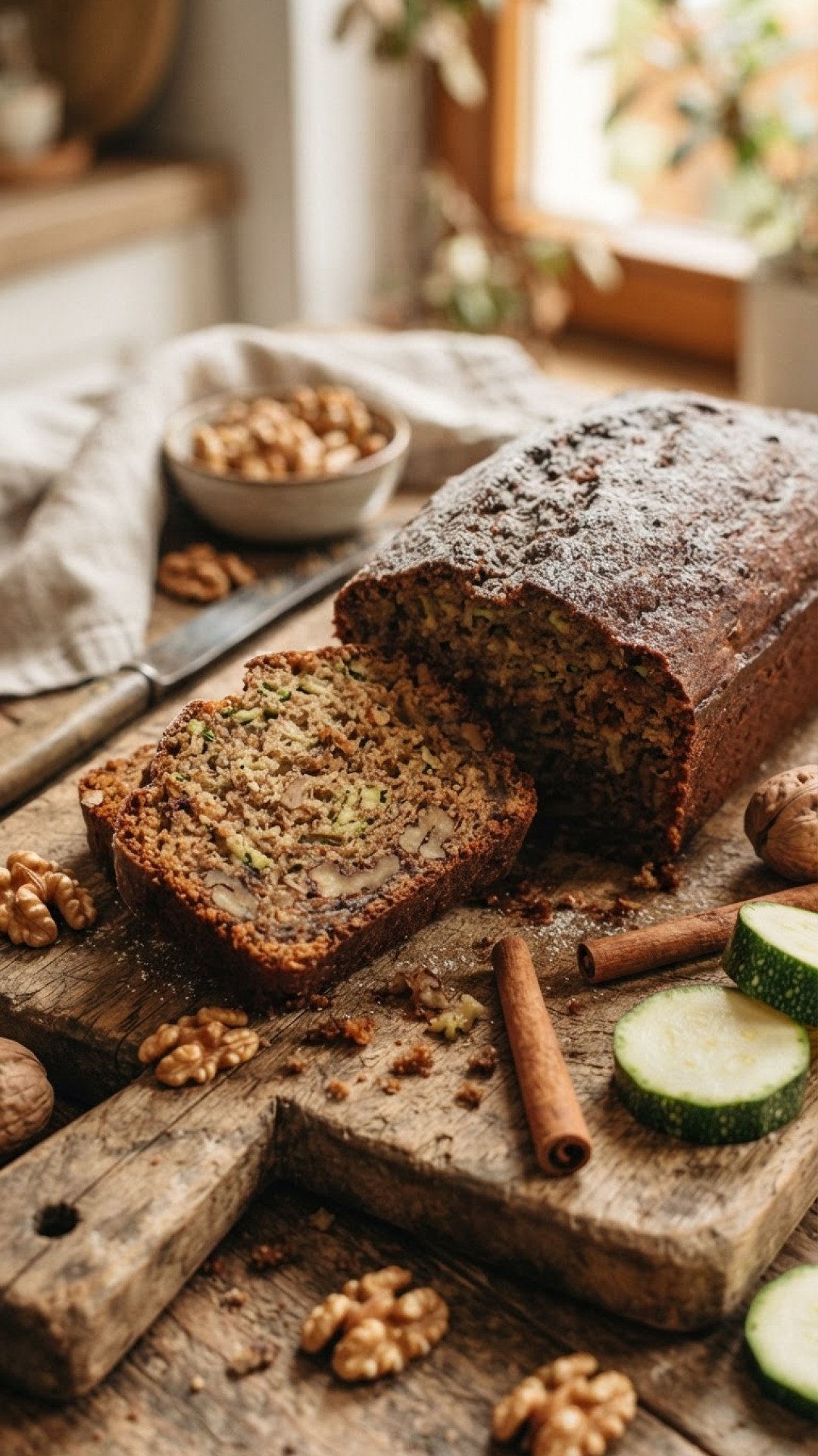 Classic Moist Zucchini Bread Preparation
