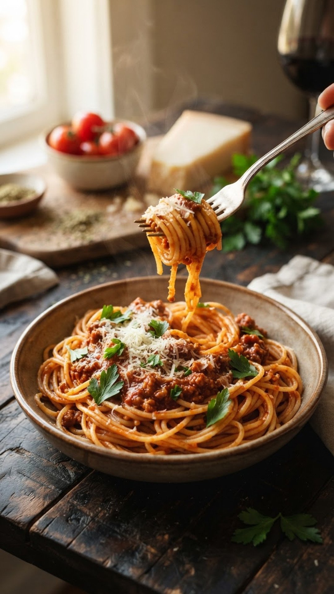 Classic Weeknight Spaghetti with Marinara Preparation