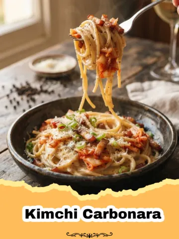 The Ultimate Kimchi Carbonara: A Fusion Feast for Your Taste Buds!