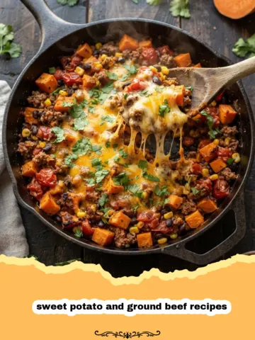 Hearty & Healthy One-Pan Sweet Potato and Ground Beef Skillet 7 Hearty & Healthy One-Pan Sweet Potato and Ground Beef Skillet