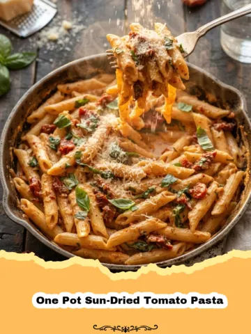 One Pot Sun-Dried Tomato Pasta 9 One Pot Sun-Dried Tomato Pasta
