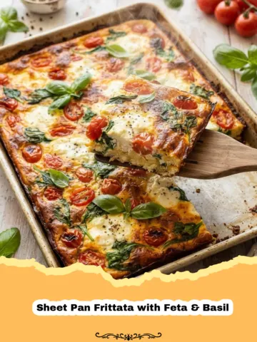 The Ultimate Sheet Pan Frittata with Feta & Basil for Large Groups 9 The Ultimate Sheet Pan Frittata with Feta & Basil for Large Groups