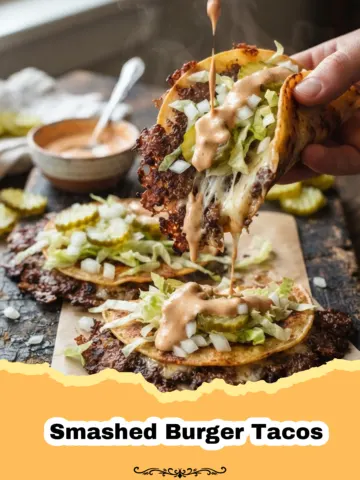 Smashed Burger Tacos: The Ultimate Weeknight Fusion Feast! 11 Smashed Burger Tacos: The Ultimate Weeknight Fusion Feast!
