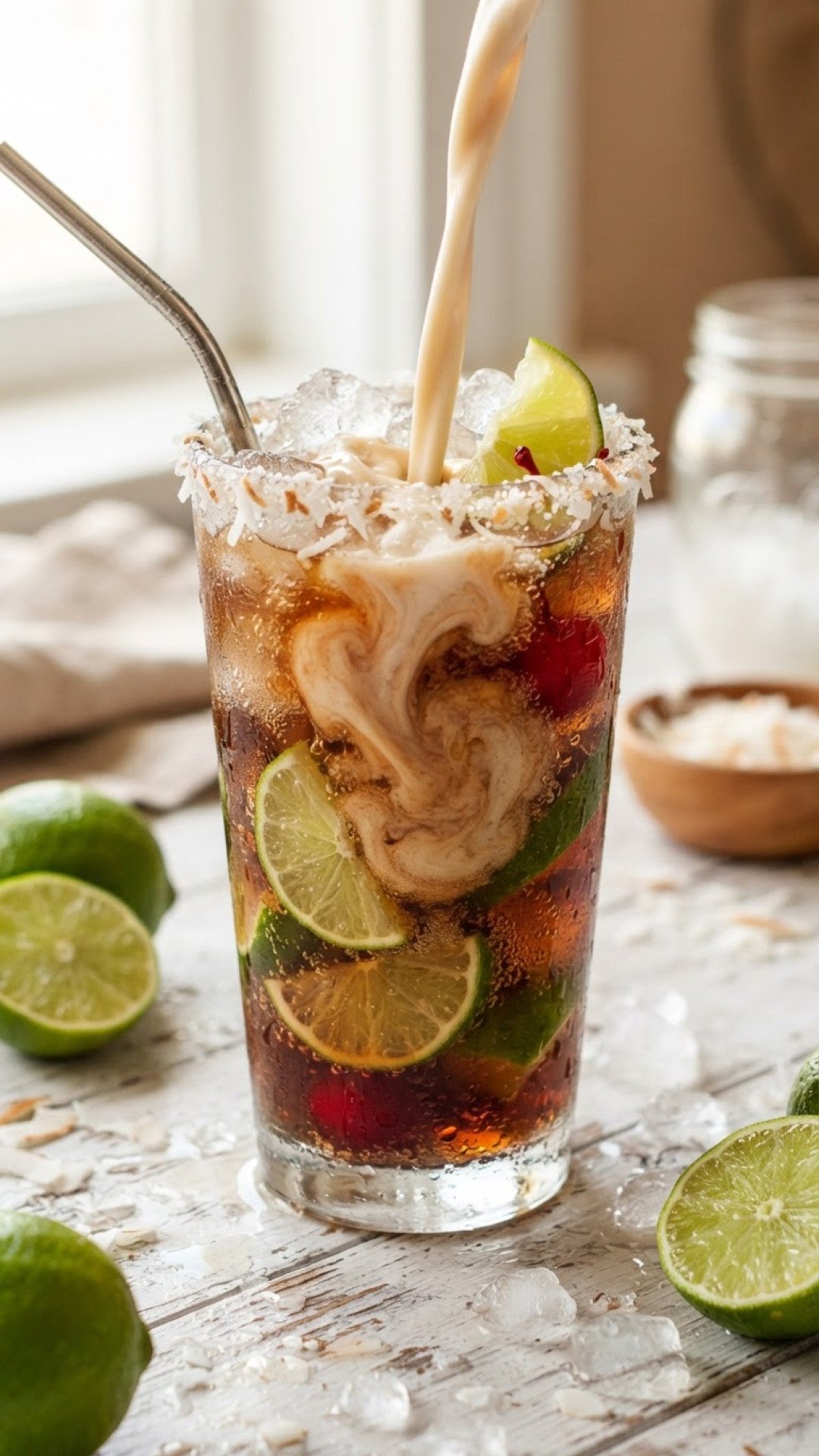 The Ultimate Refreshment: Diet Coke Coconut Lime Dirty Soda You'll Crave! 4 Diet Coke Coconut Lime Dirty Soda Preparation