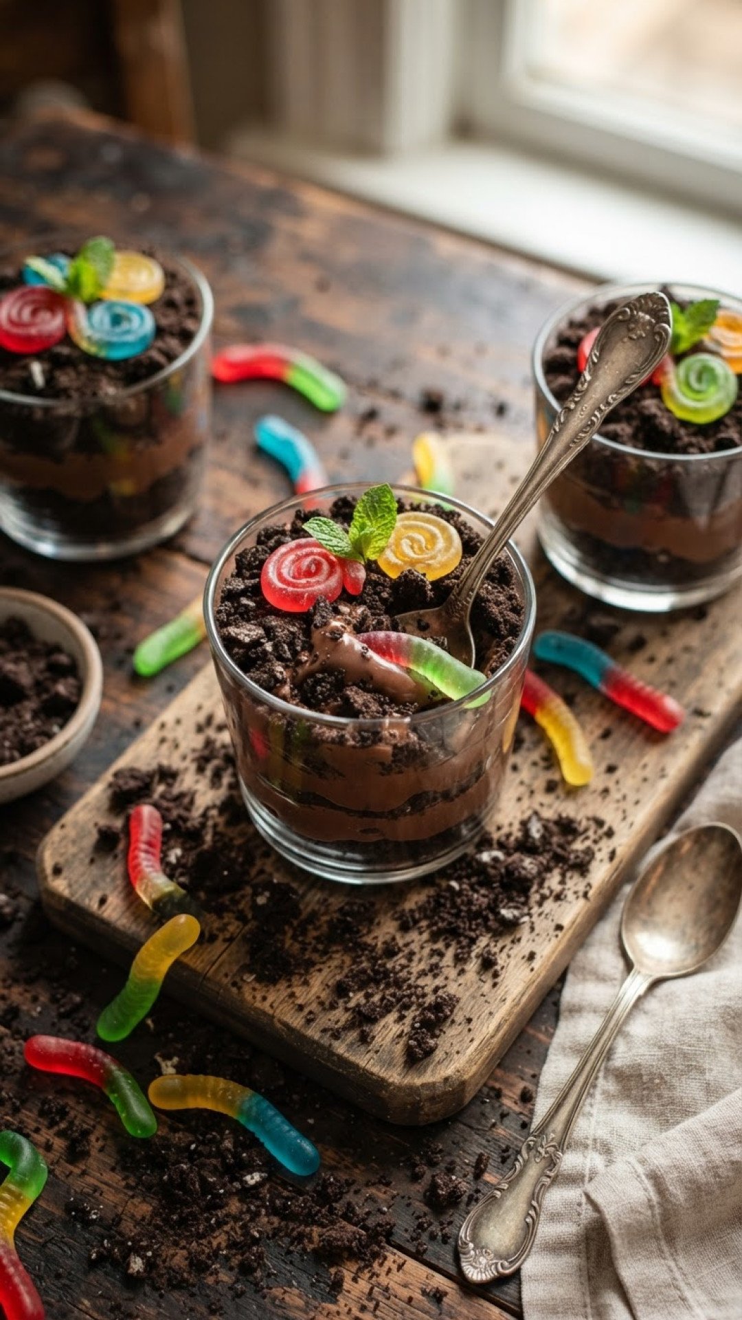 Dirt Cake Dessert Cups Preparation