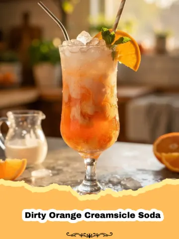 The Ultimate Dirty Orange Creamsicle Soda: A Nostalgic Twist for Grown-Ups!
